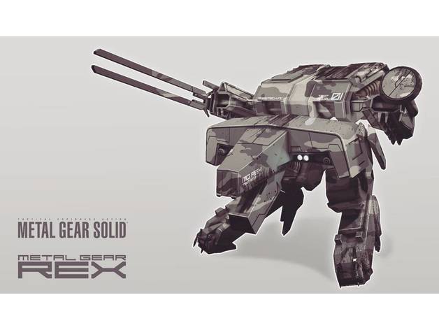 Metal Gear Rex By Rufian Thingiverse - metal gear rex roblox