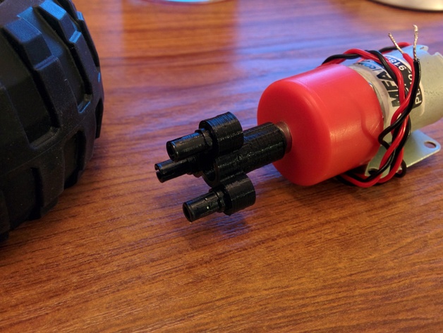 M3 Motor Shaft Adapter for Lego 94.8 x 44R Wheels