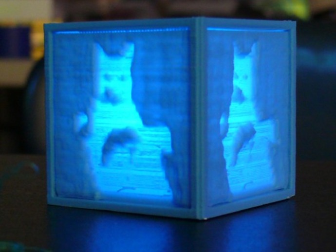 Custom Cube with Lithopanes