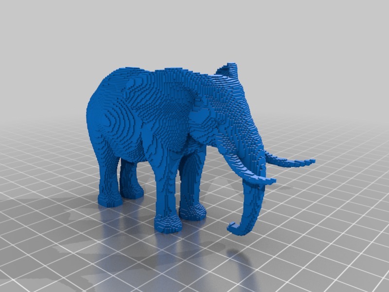 (3D Slash) ELEPHANT