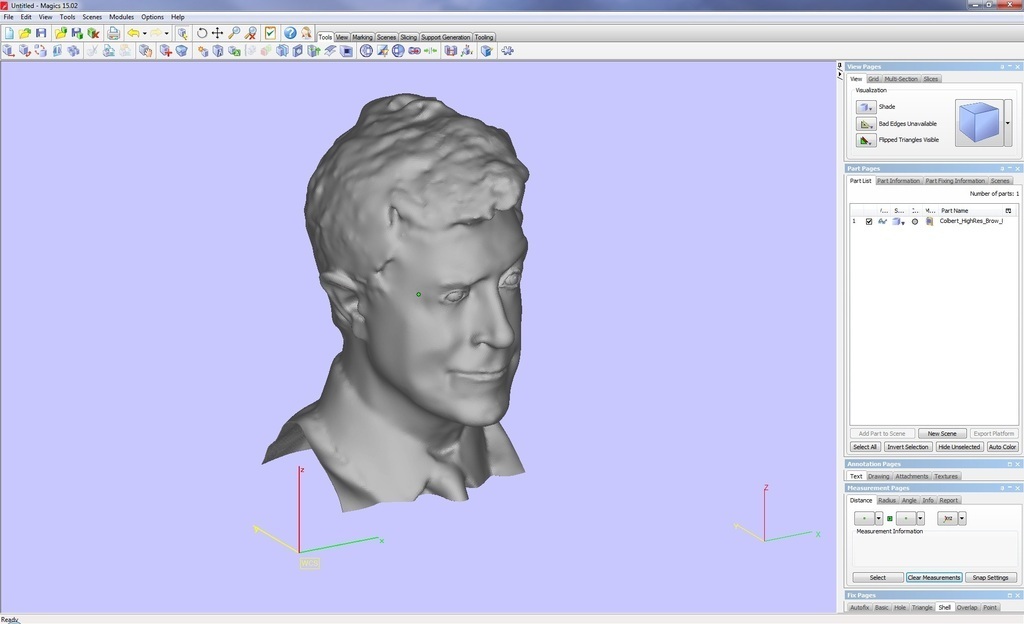 Large Stephen Colbert Head-Bre Pettis Interview-3D Printing-Support Kickstarter Project to Launch Soon!