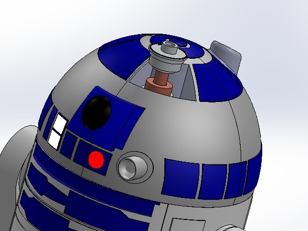 R2D2 With Lightsaber