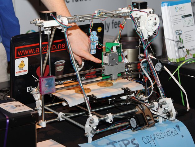 3D PRINT FOOD - Icing 3D Printer modification for RepRap