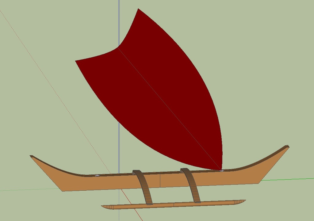 Outrigger Canoe (Proa)