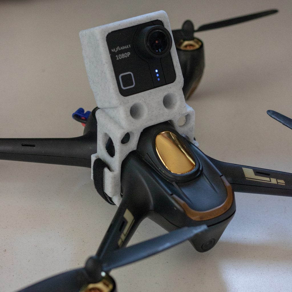 Action Camera Mount for Hubsan H501S with Fusion 360 File