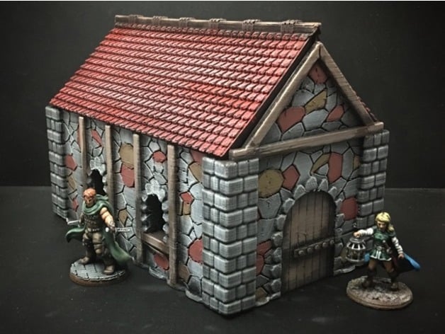 Medieval Cottage 28Mmheroic Scale And 15Mm Scale