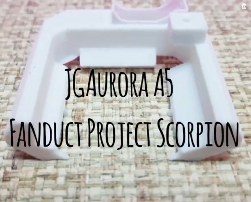 JGAurora A5 Scorpion Fan-duct