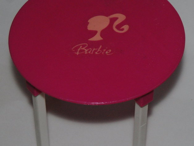 table barbie