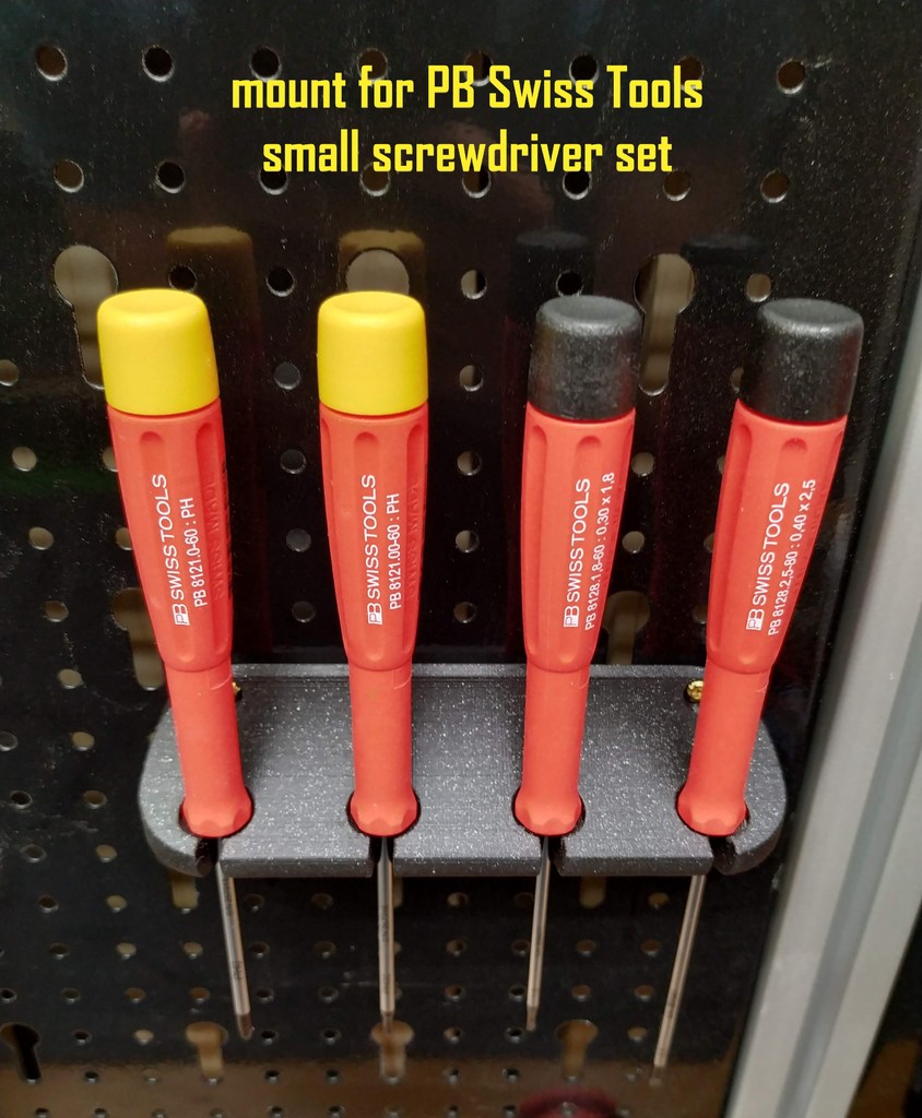 PB Swiss Tools small screwdriver set magnetic mount