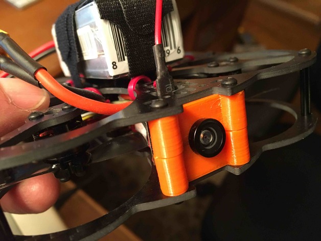 Customizable Camera Mount for FlexRC Mini Owl Quadcopter