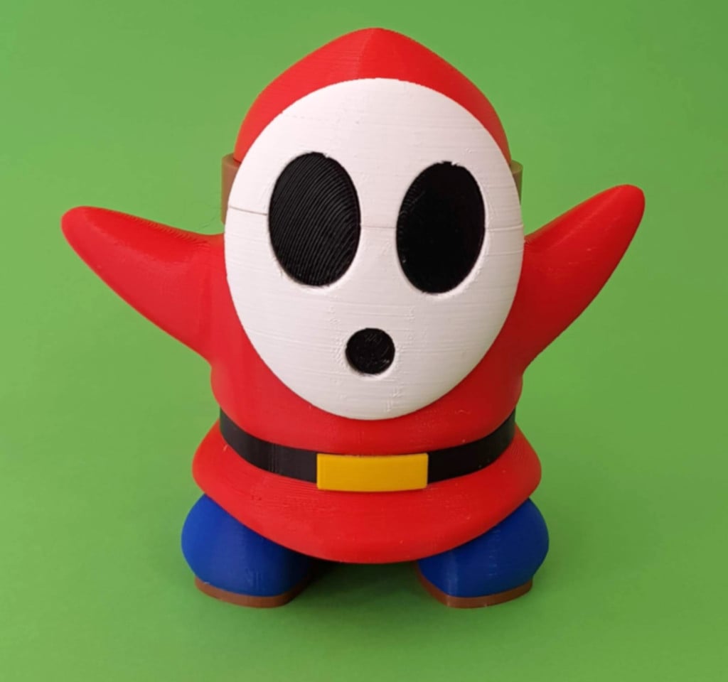 Shy Guy from Mario games - Multi-color