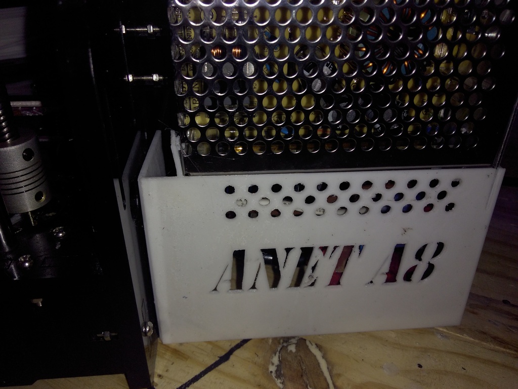 Anet A8 Power Supply Cover Simple