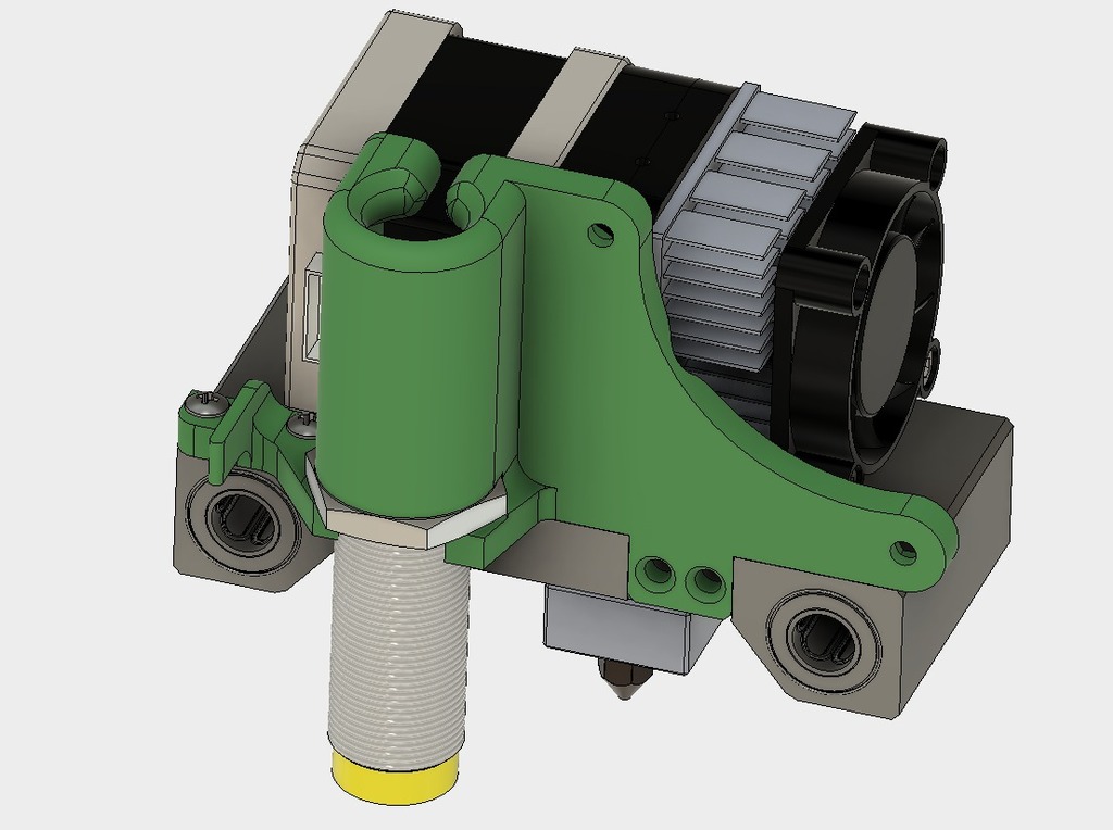 Anet A6 - Level Sensor Holder / Optical Sensor Endstop / Fan Holder