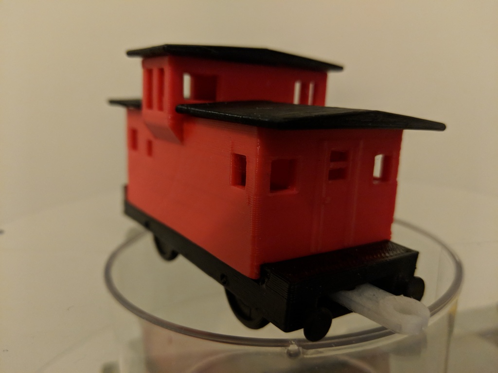 Snap-fit Caboose for Trackmaster