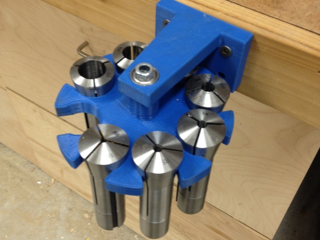 Rotating R8 Collet Rack