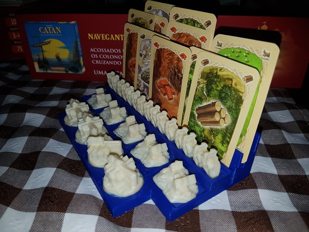  Holder for Catan cards and pieces - Remix
