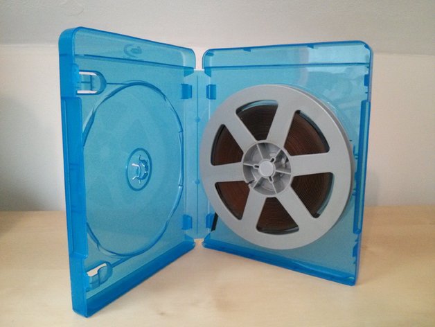 Super 8mm Film Storage Spool for Bluray Cases by MileyORiley - Thingiverse