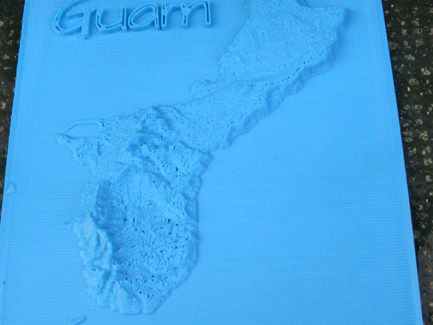 Guam Relief Map