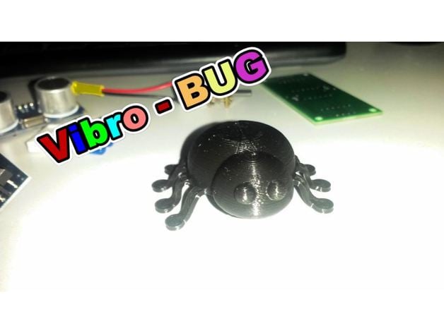 vibro-bug on the 3D printer.