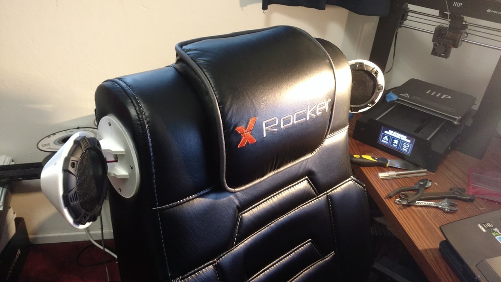 X Rocker 100mm Speaker Relocation