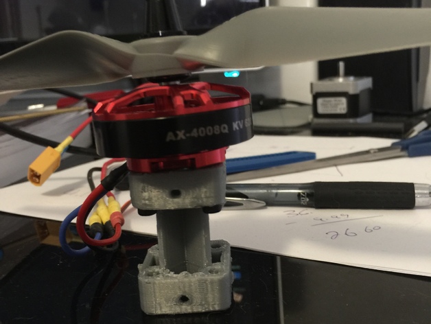Optional motor mount for 3dlabs airplanes