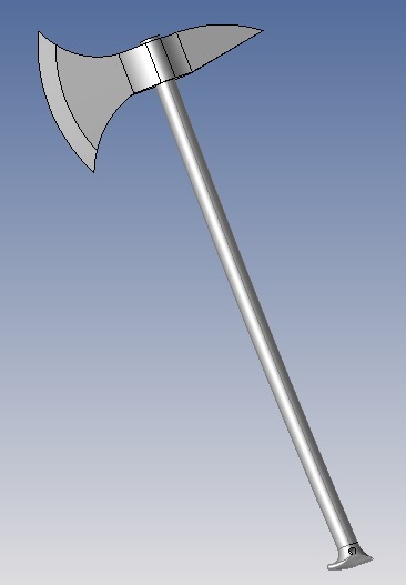 Classic Two-Handed Battle Axe