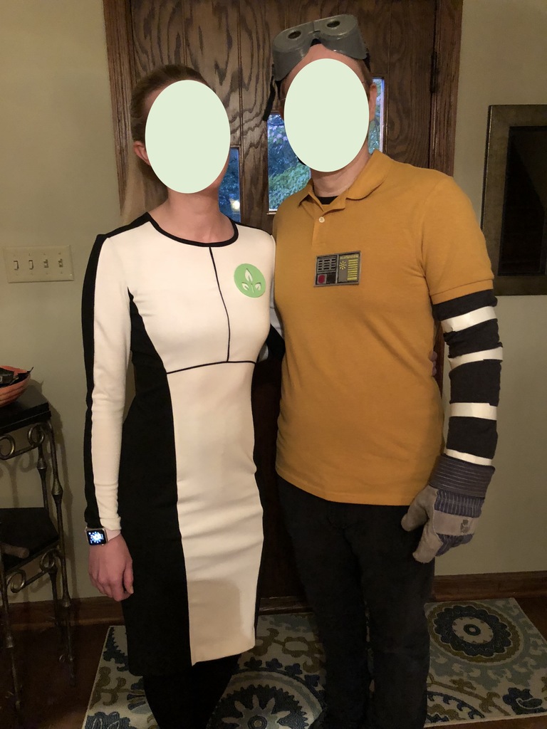 Wall-e and Eve costume