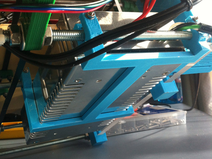 Underslung Power Supply Mount for Vision Prusa Mendel Printers
