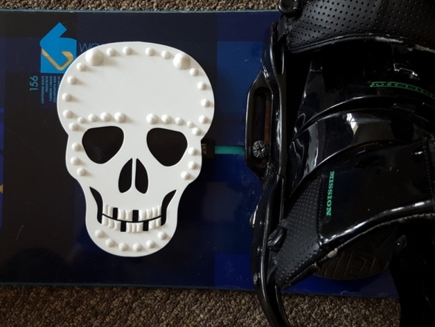 Skull Snowboard Stomp Pad