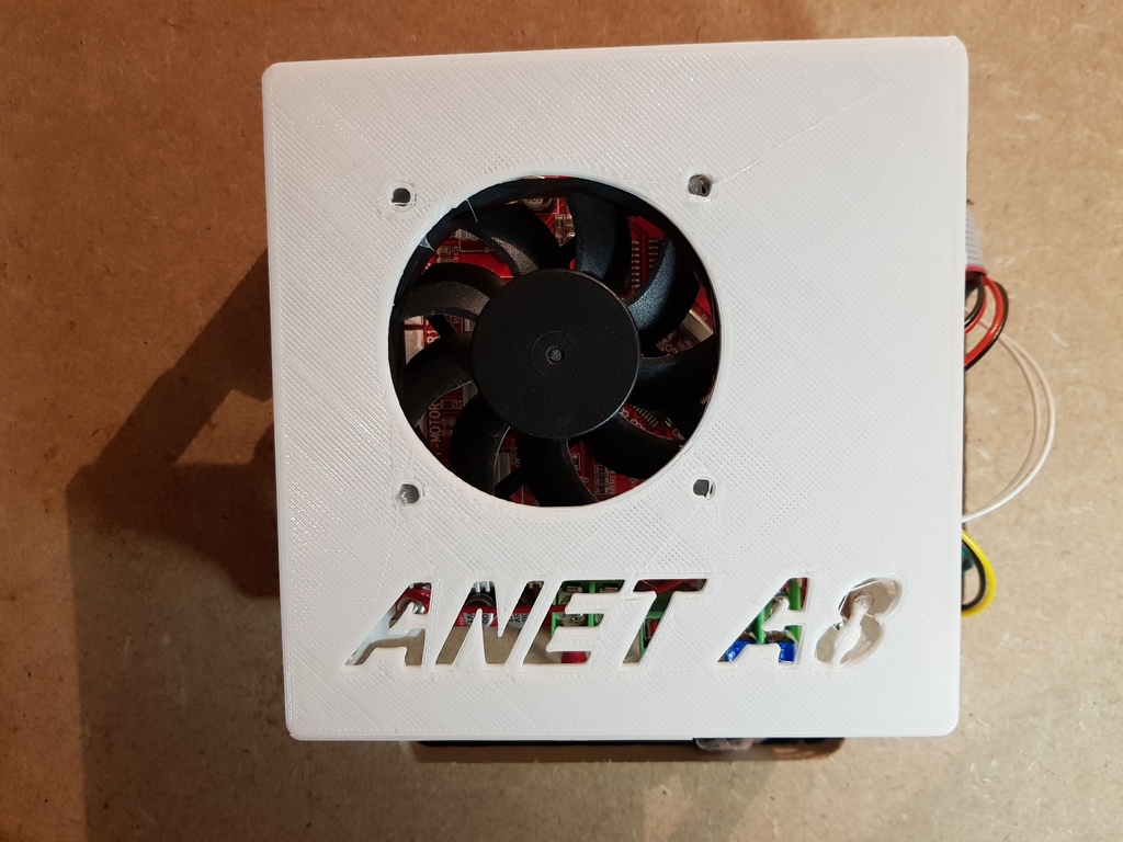ANET A8 MOTHERBOARD FAN COOLING