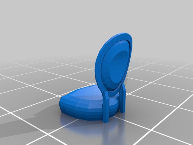 1/4" = 1' 0" Scale Balloon Back Chair