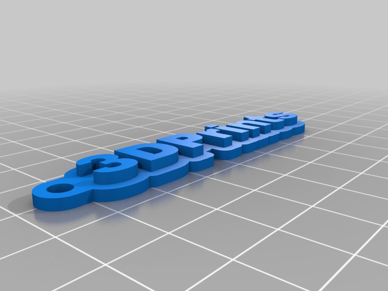 3D Prints My Customized Jeep Keychain ()