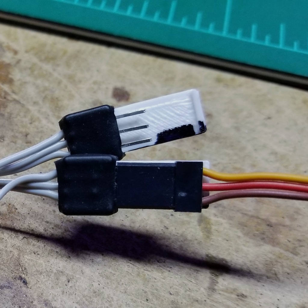 DIY Secure Servo Connector from Header Pins
