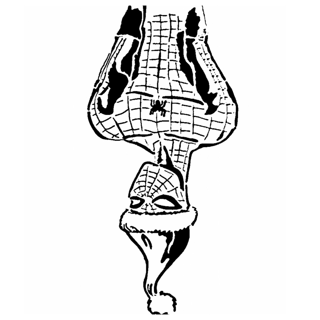 Spiderman stencil 3