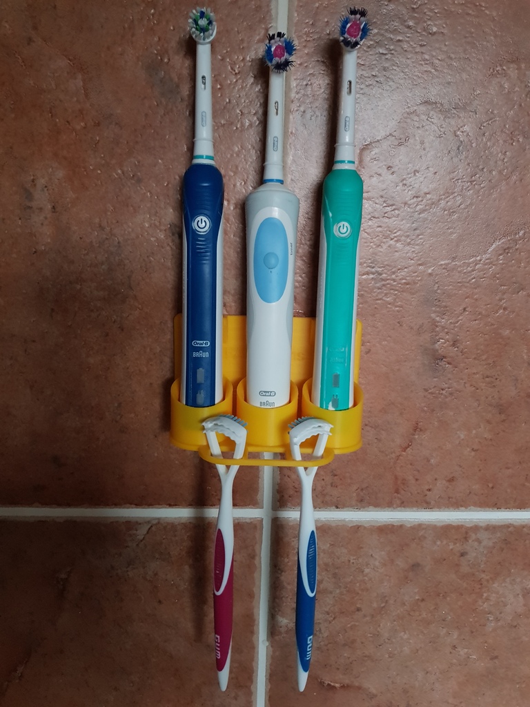 Electric toothbrush holder