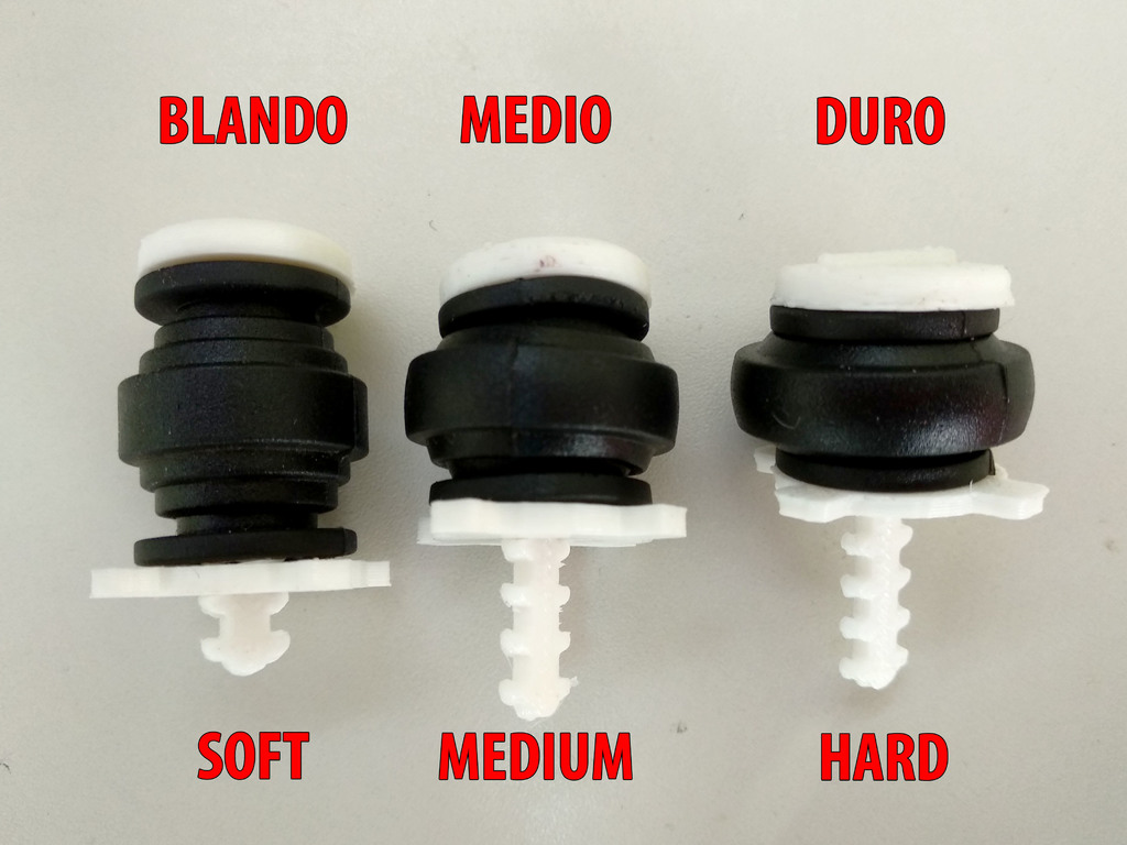 Gimbal damper hardness regulator - Regulador de dureza para las gomas del gimbal
