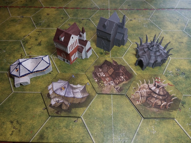 Buildings for Battlelore 2nd edition