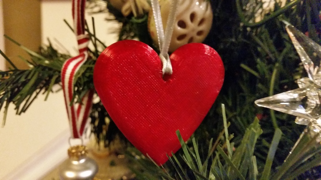 Heart Ornament - Designed by a five year old