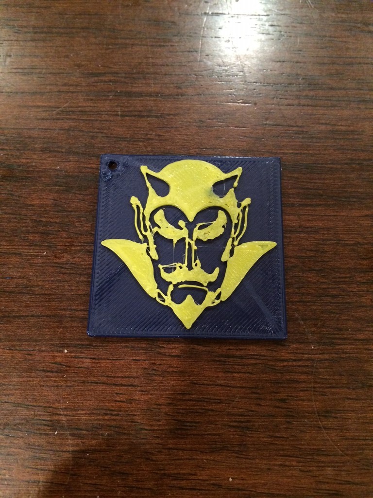 Blue Devil Keychain