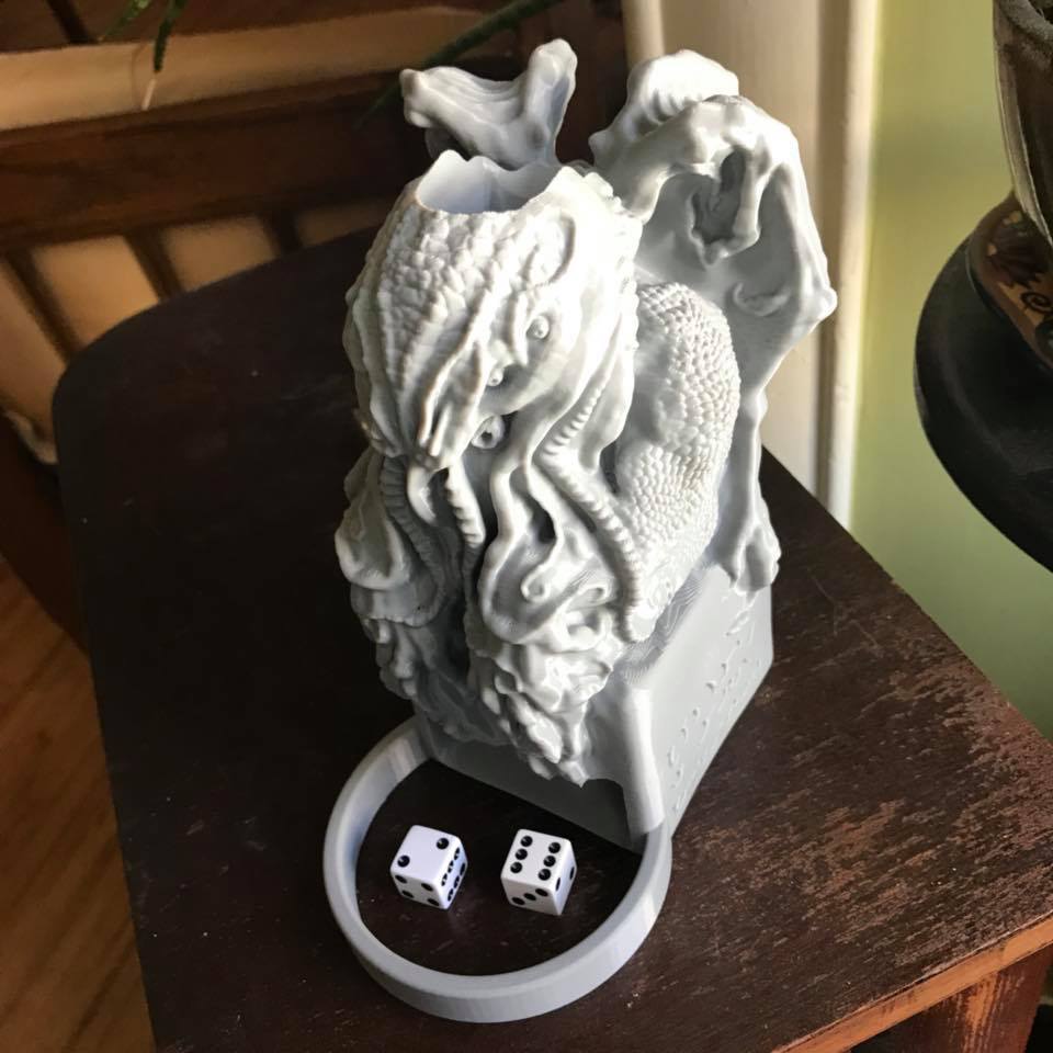 Cthulhu Dice Towers (with Rings/Tray)