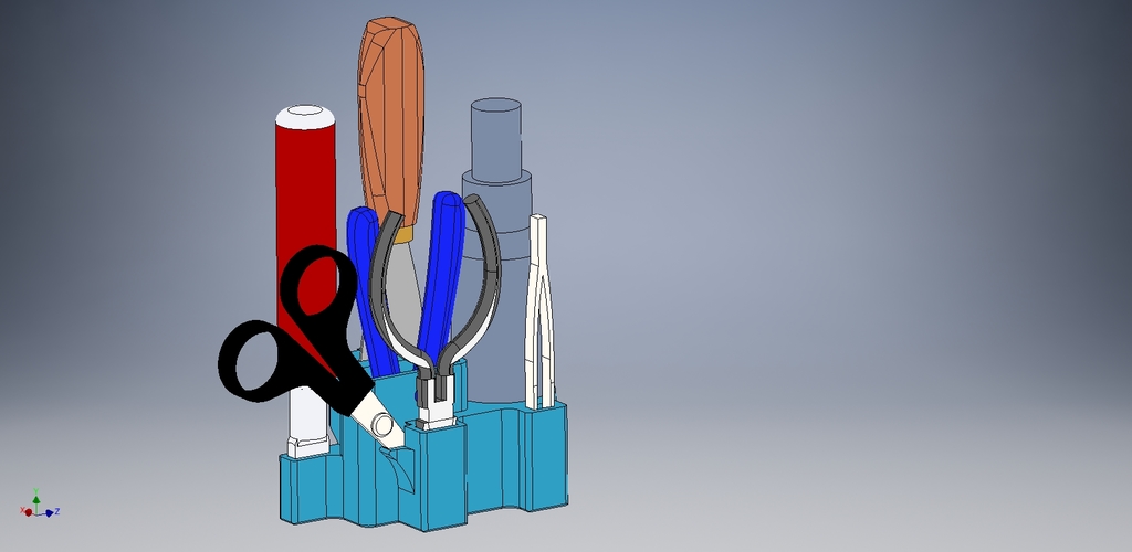 Essential 3d-printing tools holder for 2020 extrusion