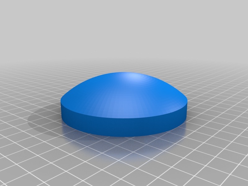 Dome cover replacement for large Adafruit Arcade Button 100mm
