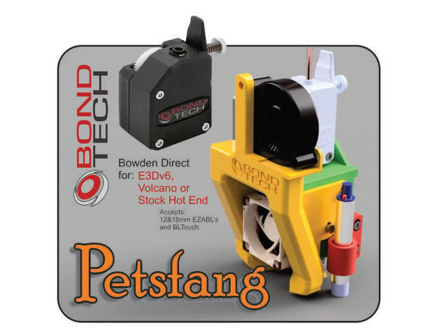 Petsfang Bowden Direct With Bondtech Bmg For Cr10S4 Ender3 And Tevo Tornado