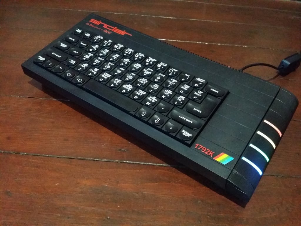 ZX Spectrum + Next edition case parts / Body kit (for Sinclair ZX Spectrum + case only)