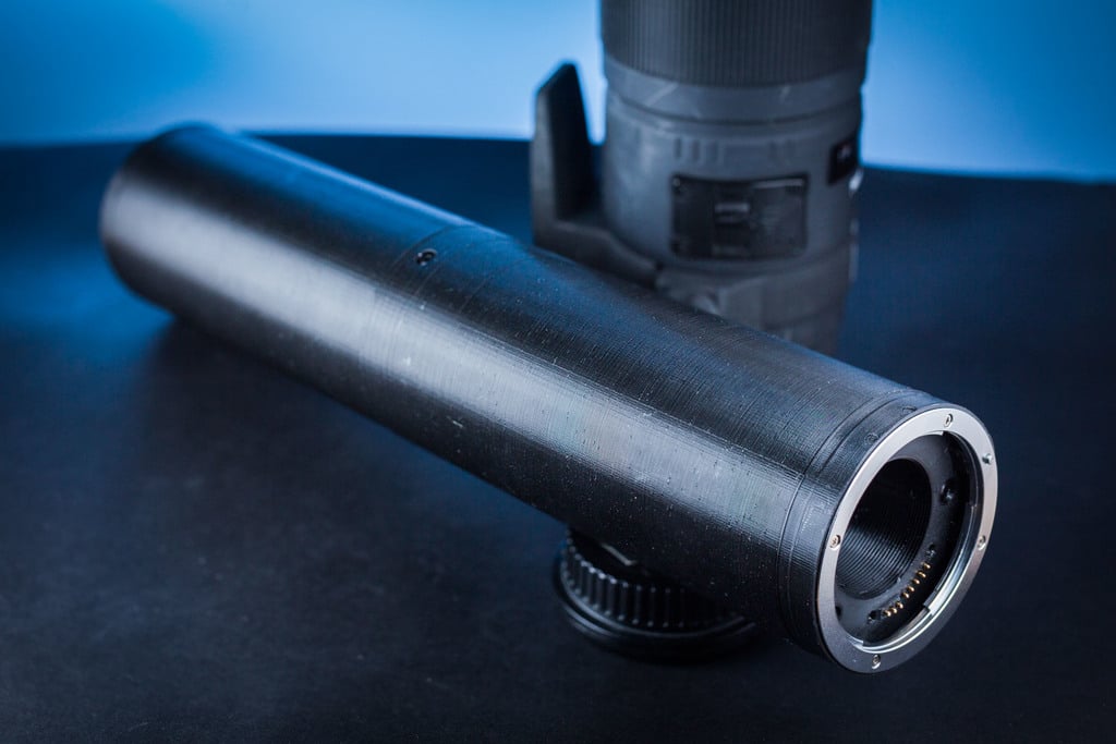 Jumbo 300mm Canon extension tube with autofocus