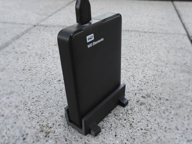 WD Elements vertical hard drive stand