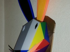 rabbit mounted head 