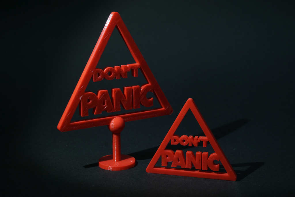 Don't Panic Sign