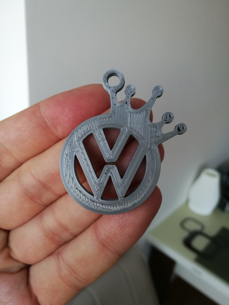 VW King Keychain