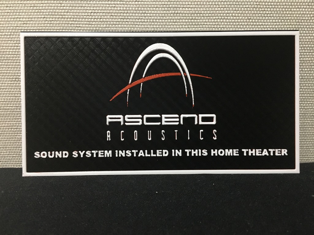 Ascend Acoustics Speaker Sign